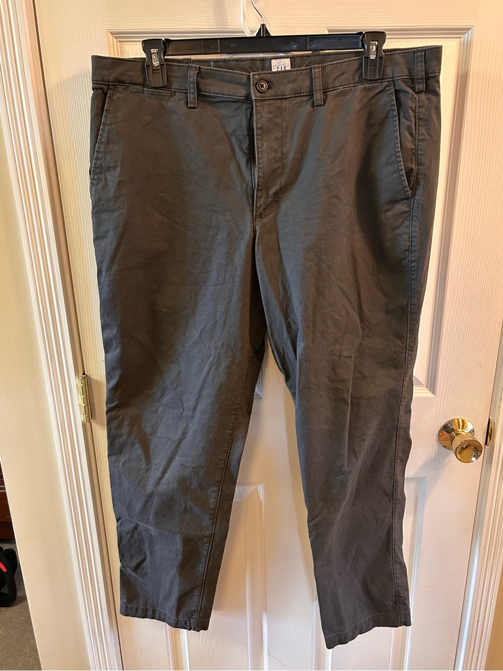 GAP Men's Dark Gray Chino Pants